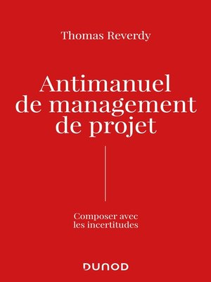 cover image of Antimanuel de management de projet